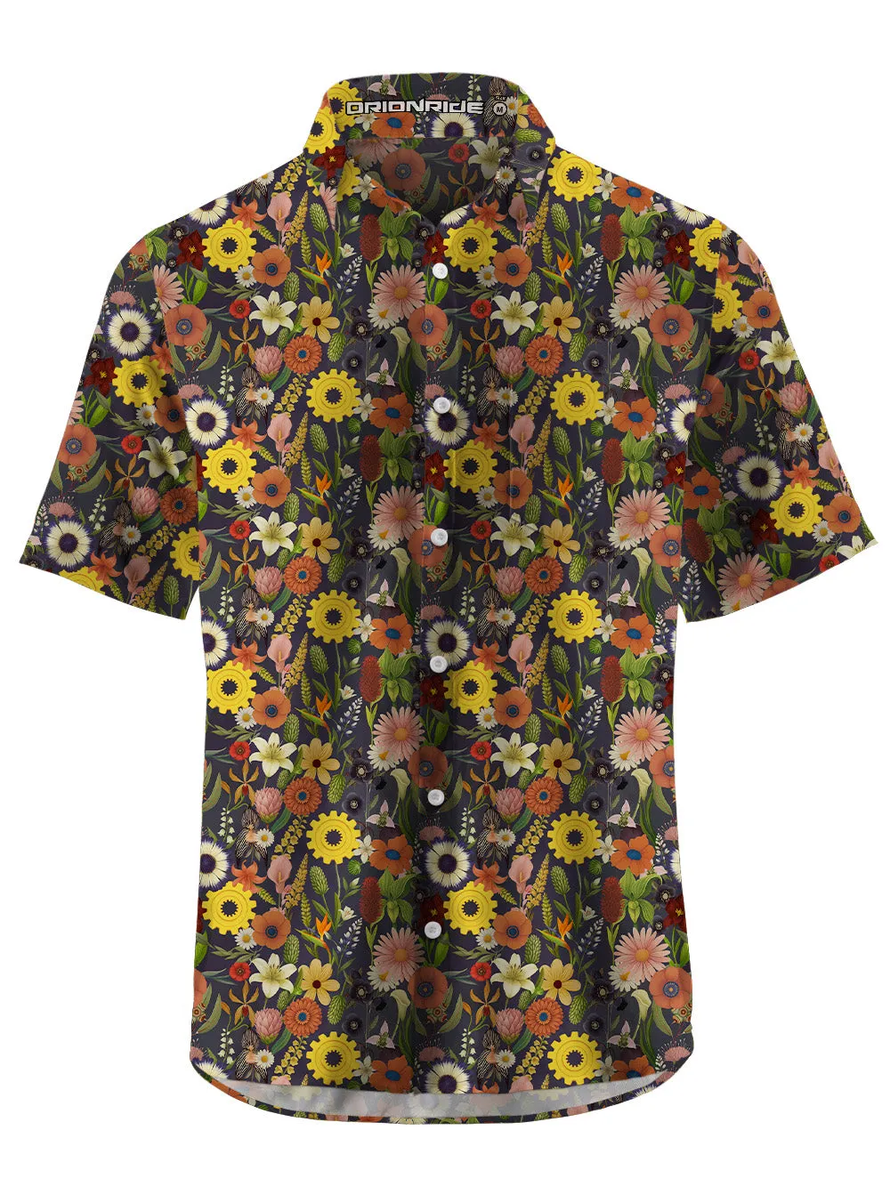 Orionride Hidden Flower Zipper Pockets Ultra Lightweight Short Sleeves Gravel Shirt sold by Orionride