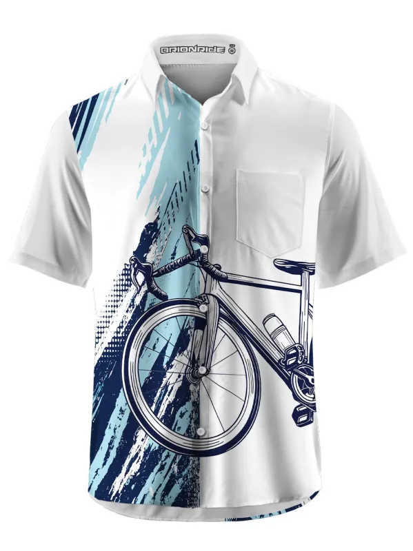 Orionride Wild Bike Zipper Pockets Ultra Lightweight Short Sleeves Gravel Shirt sold by Orionride