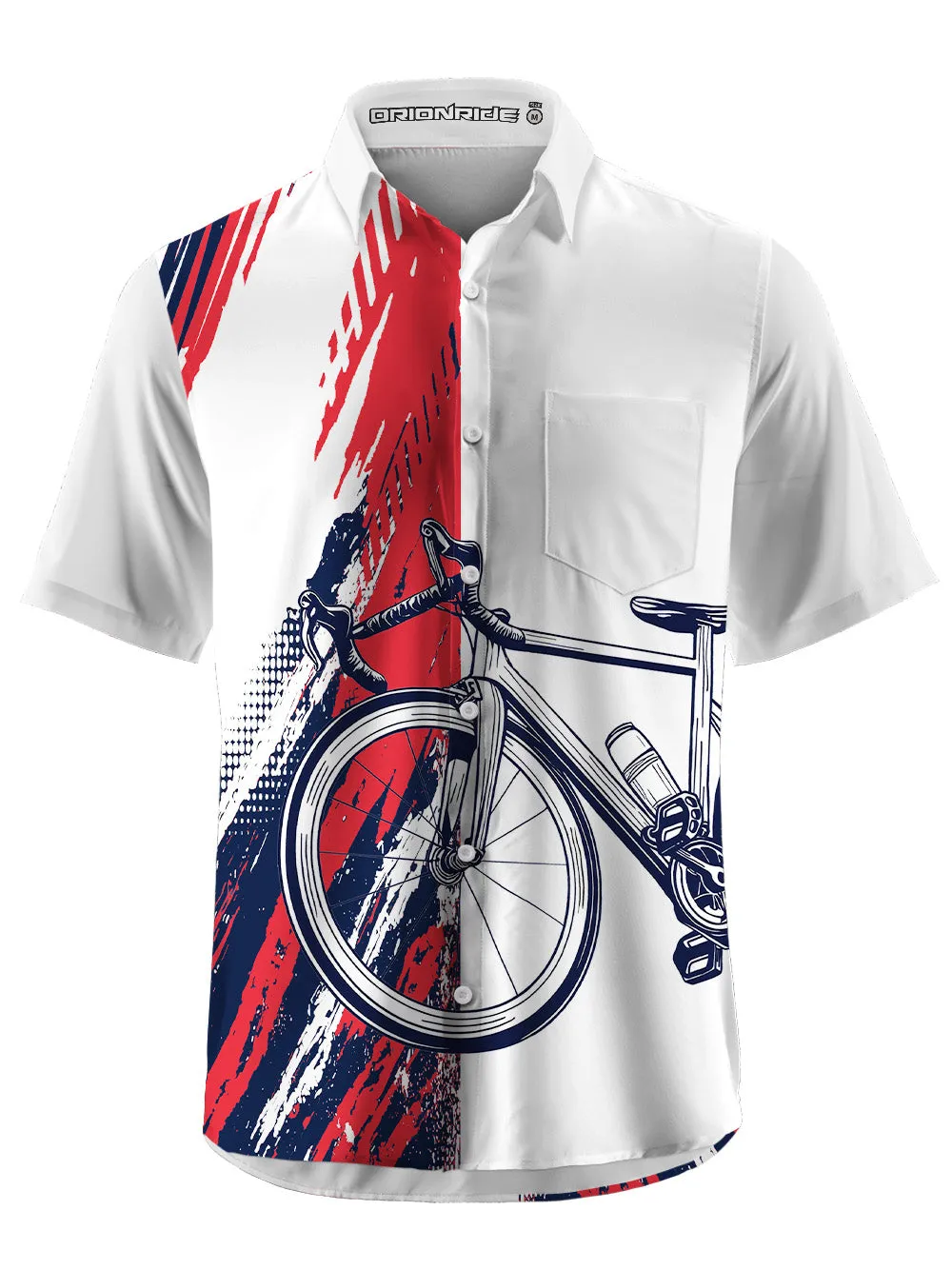 Orionride Wild Bike Zipper Pockets Ultra Lightweight Short Sleeves Gravel Shirt sold by Orionride product image thumbnail 3