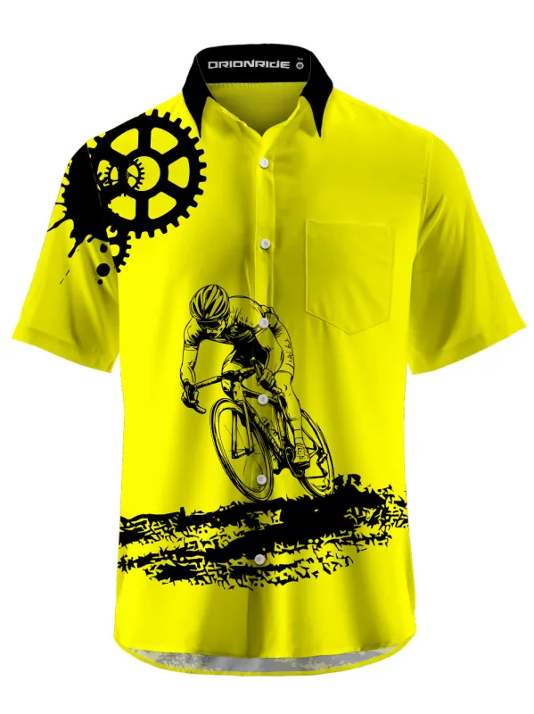 Orionride Brave Journey Zipper Pockets Ultra Lightweight Short Sleeves Gravel Shirt sold by Orionride