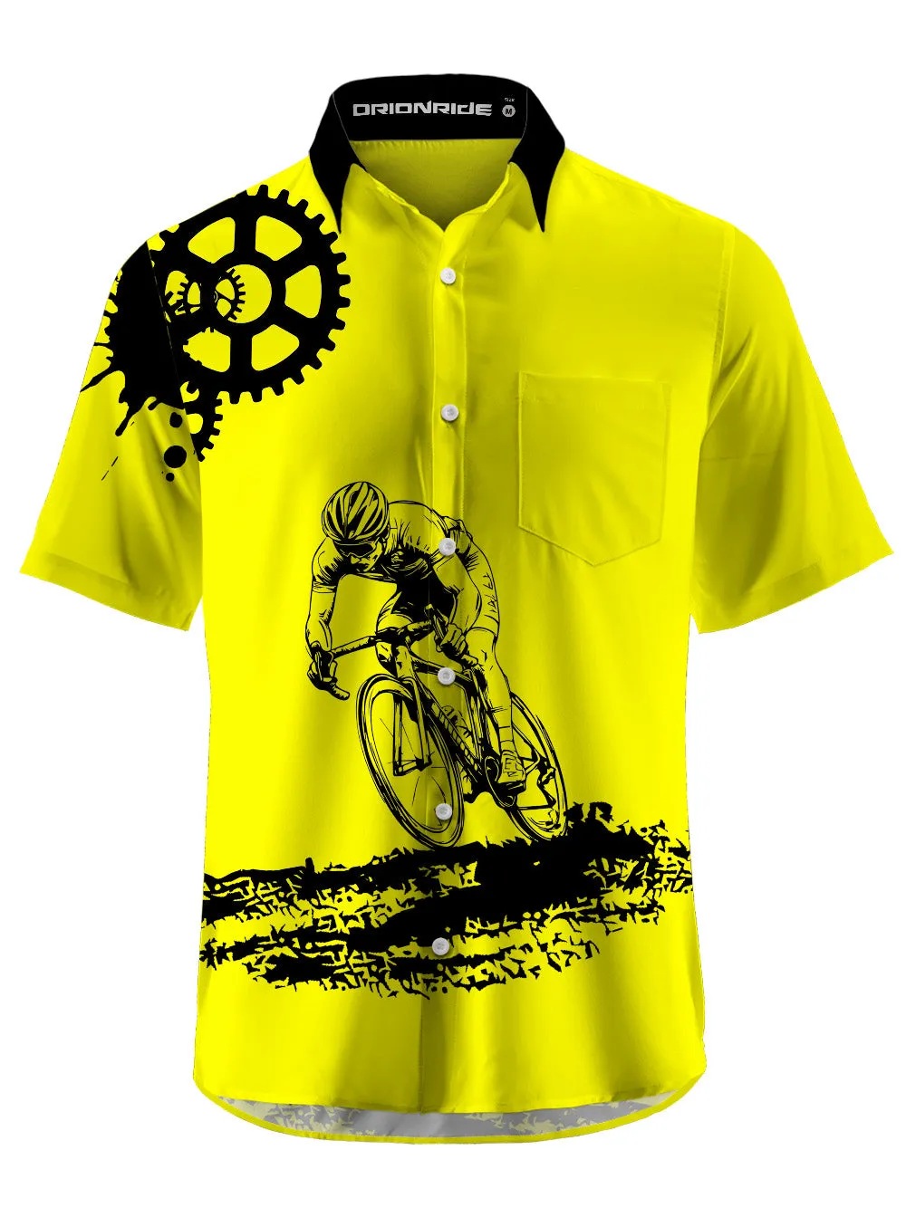 Orionride Brave Journey Zipper Pockets Ultra Lightweight Short Sleeves Gravel Shirt sold by Orionride