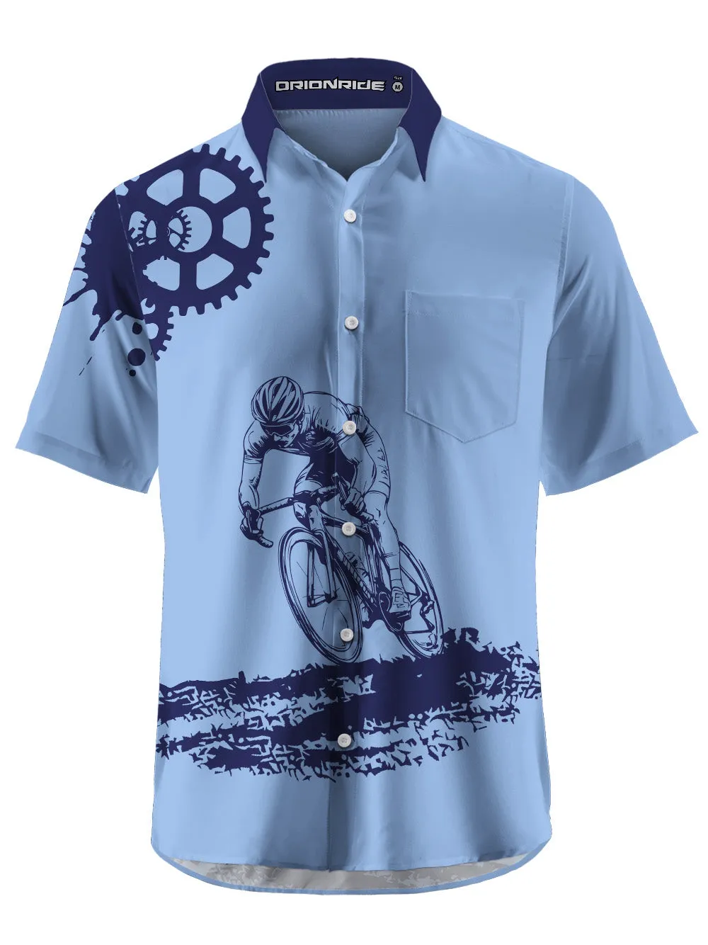 Orionride Brave Journey Zipper Pockets Ultra Lightweight Short Sleeves Gravel Shirt sold by Orionride product image thumbnail 3