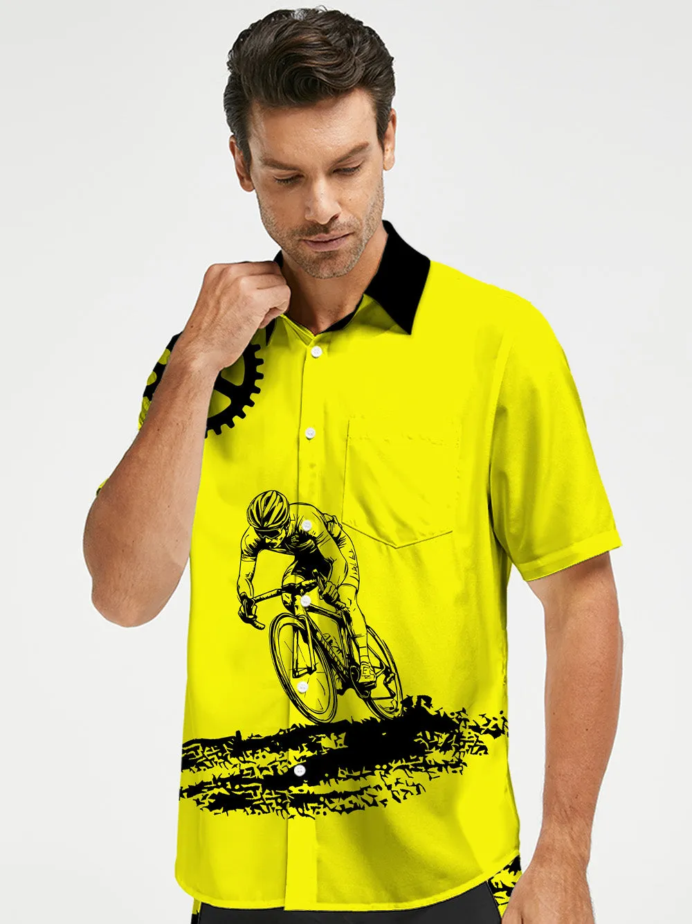Orionride Brave Journey Zipper Pockets Ultra Lightweight Short Sleeves Gravel Shirt sold by Orionride product image thumbnail 2