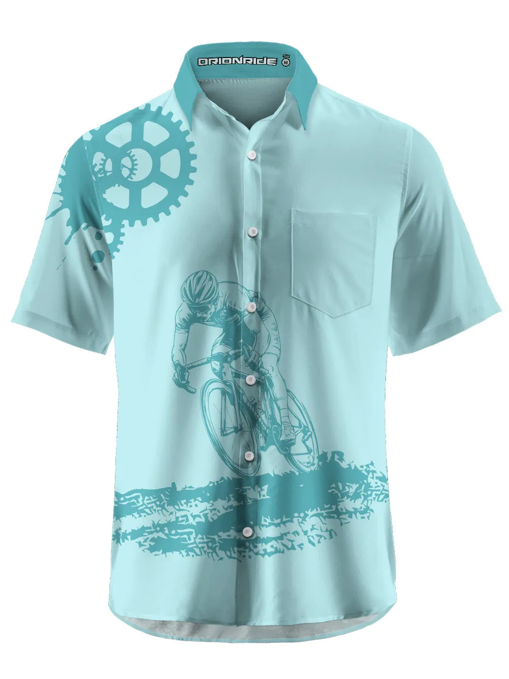 Orionride Brave Journey Zipper Pockets Ultra Lightweight Short Sleeves Gravel Shirt sold by Orionride product image thumbnail 4