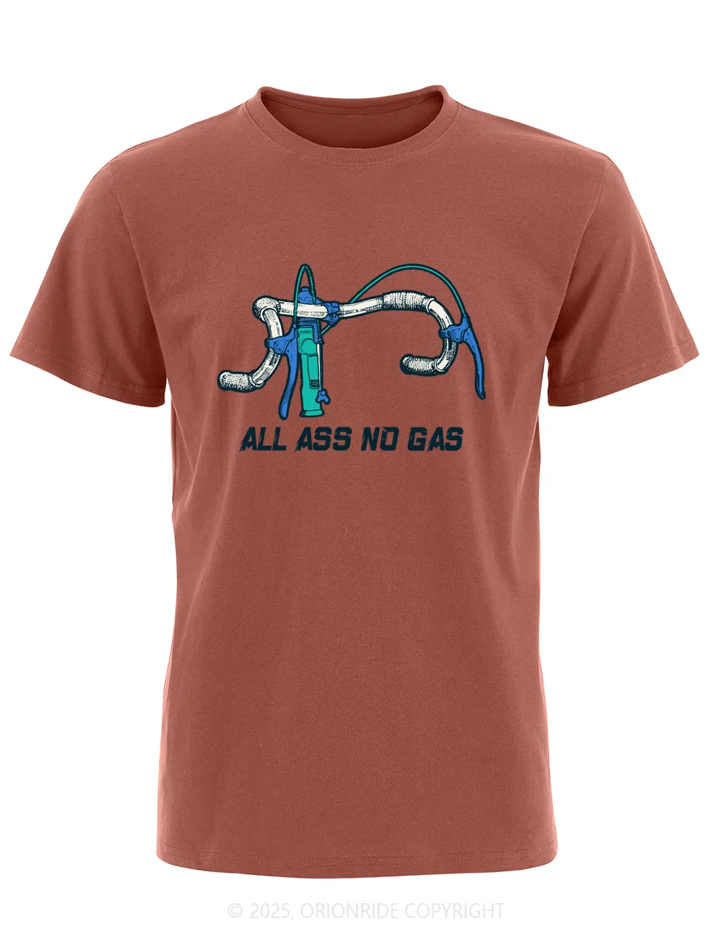 Orionride Unique Handlebar Short Sleeves Bike T-Shirt sold by Orionride product image thumbnail 4