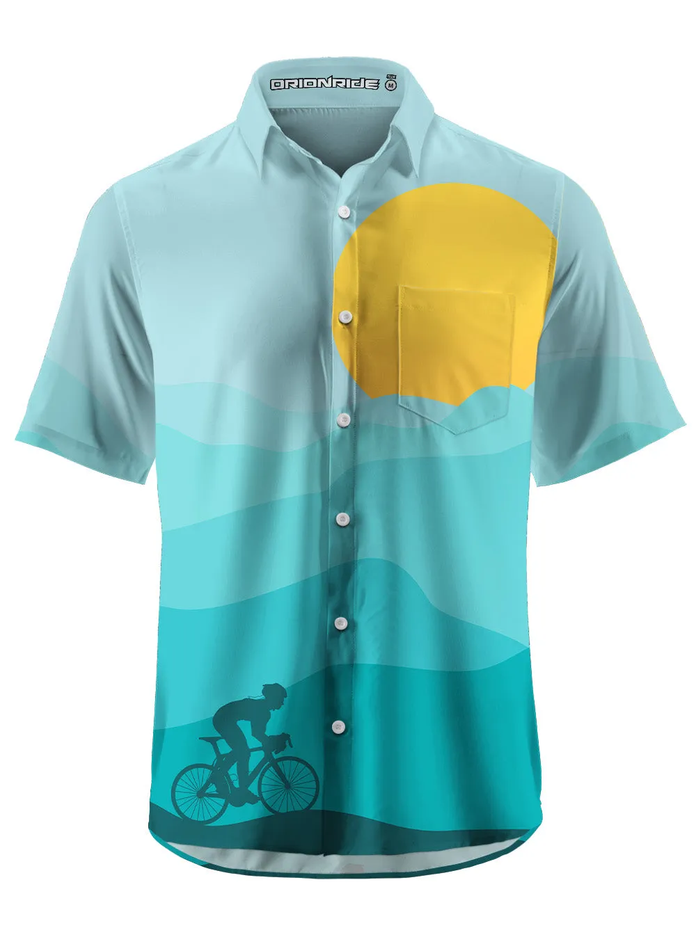 Orionride Lonely Journey Zipper Pockets Ultra Lightweight Short Sleeves Gravel Shirt sold by Orionride product image thumbnail 3