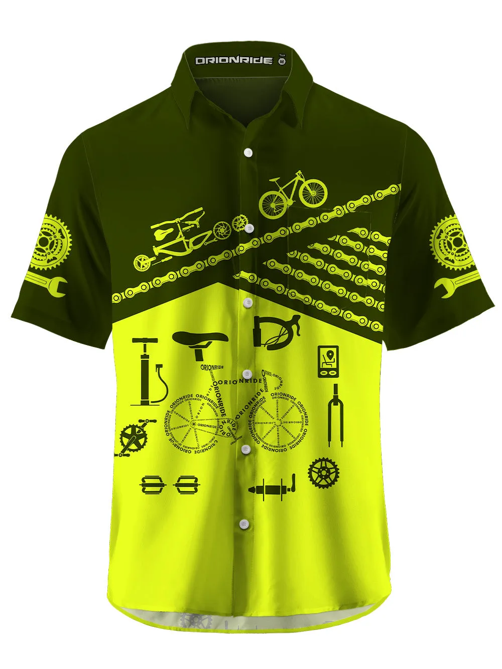 Orionride Letter Stitching Bicycle Zipper Pockets Ultra Lightweight Short Sleeves Gravel Shirt sold by Orionride