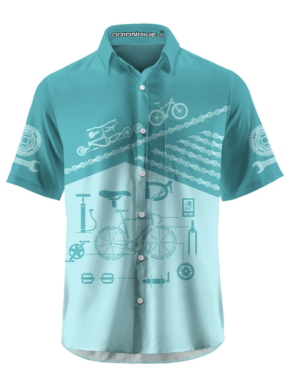 Orionride Letter Stitching Bicycle Zipper Pockets Ultra Lightweight Short Sleeves Gravel Shirt sold by Orionride product image thumbnail 3