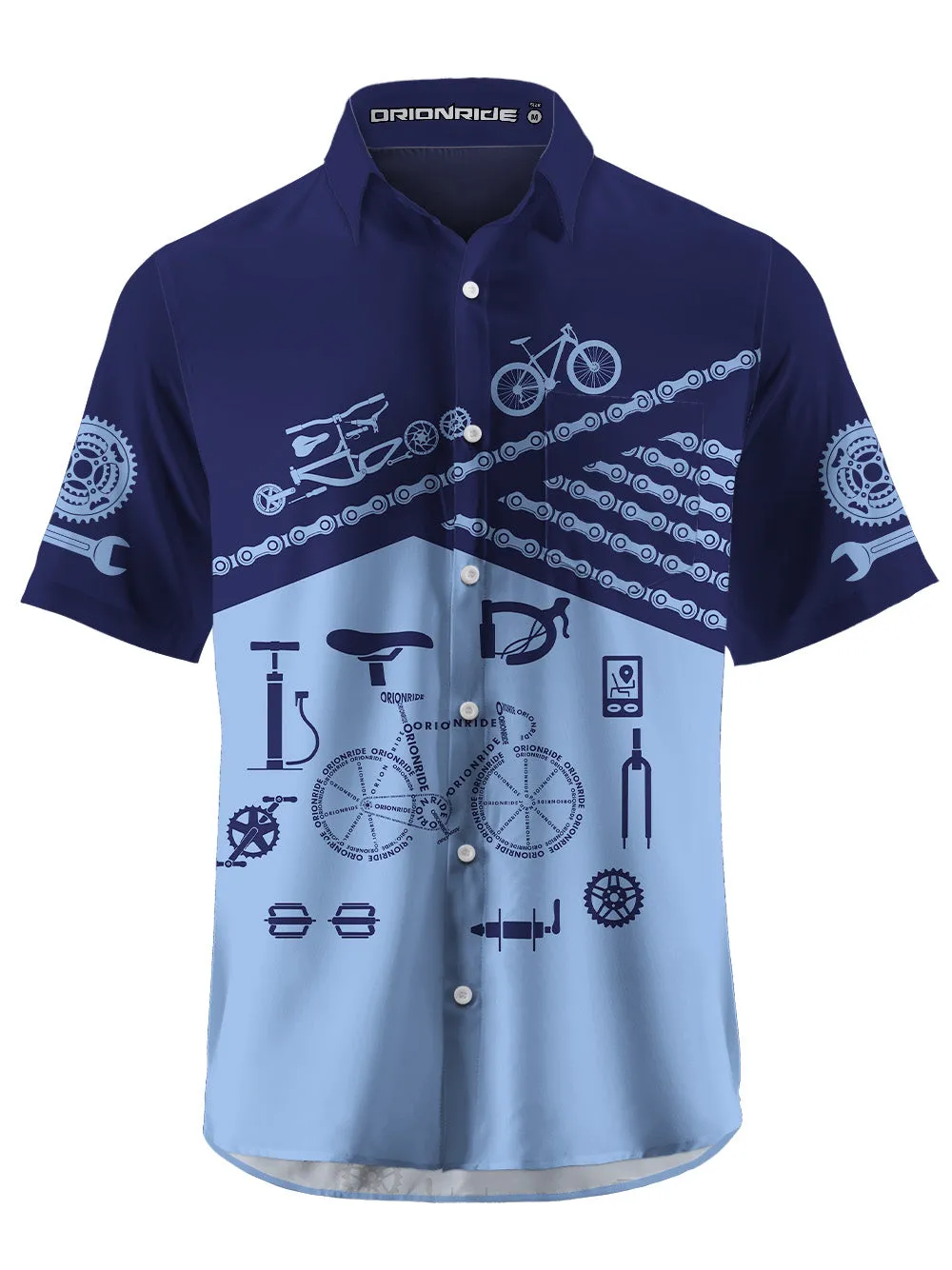 Orionride Letter Stitching Bicycle Zipper Pockets Ultra Lightweight Short Sleeves Gravel Shirt sold by Orionride product image thumbnail 4