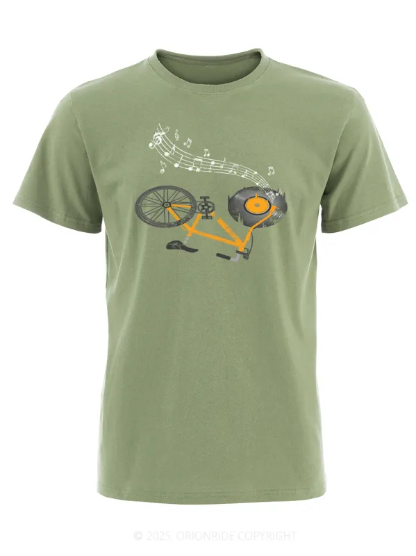 Orionride Record Bicycle Short Sleeves Bike T-Shirt sold by Orionride