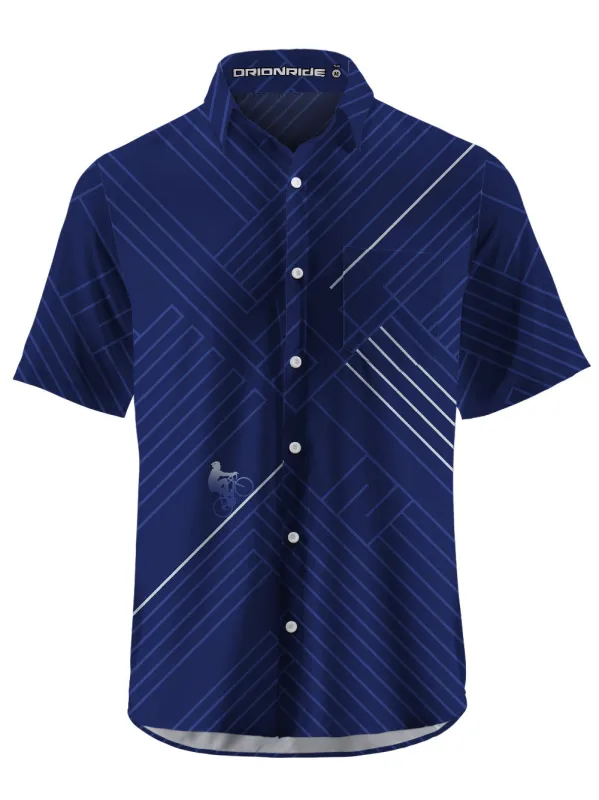 Orionride The Courage To Ride Zipper Pockets Ultra Lightweight Short Sleeves Gravel Shirt sold by Orionride