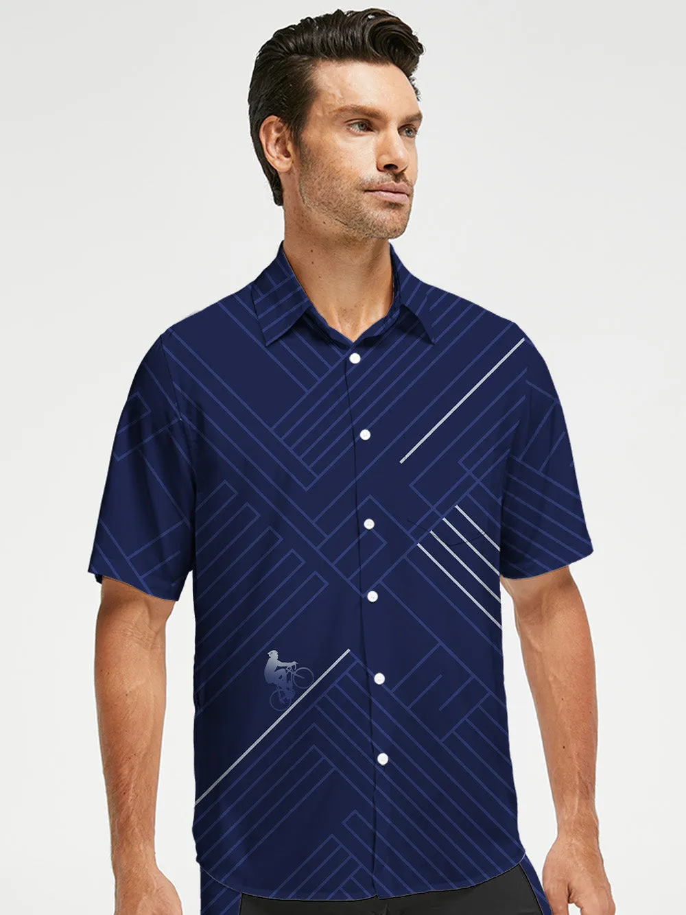 Orionride The Courage To Ride Zipper Pockets Ultra Lightweight Short Sleeves Gravel Shirt sold by Orionride product image thumbnail 2