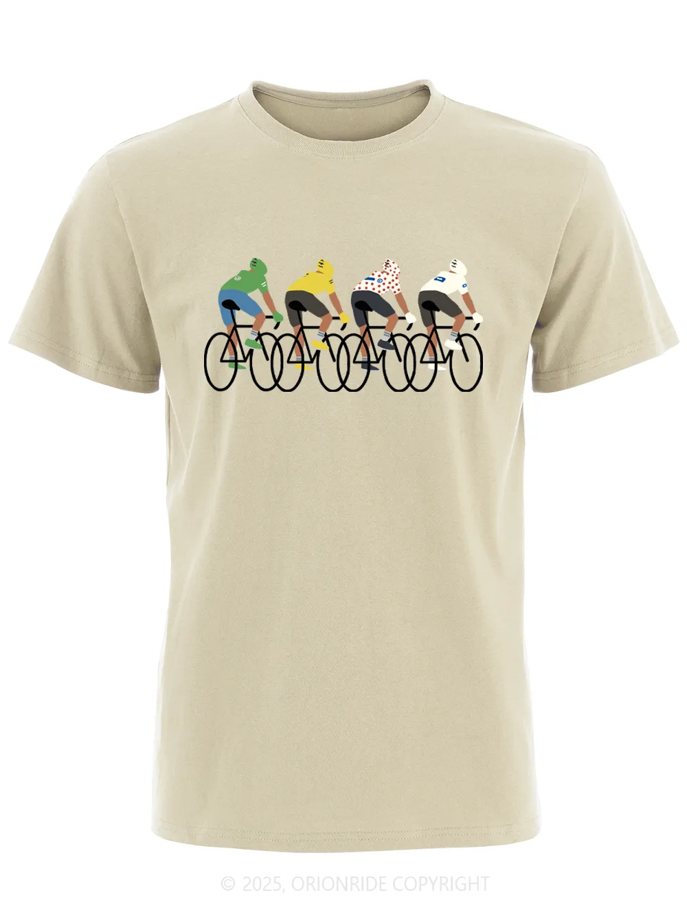 Orionride Pedal To The Bloom Short Sleeves Bike T-Shirt sold by Orionride