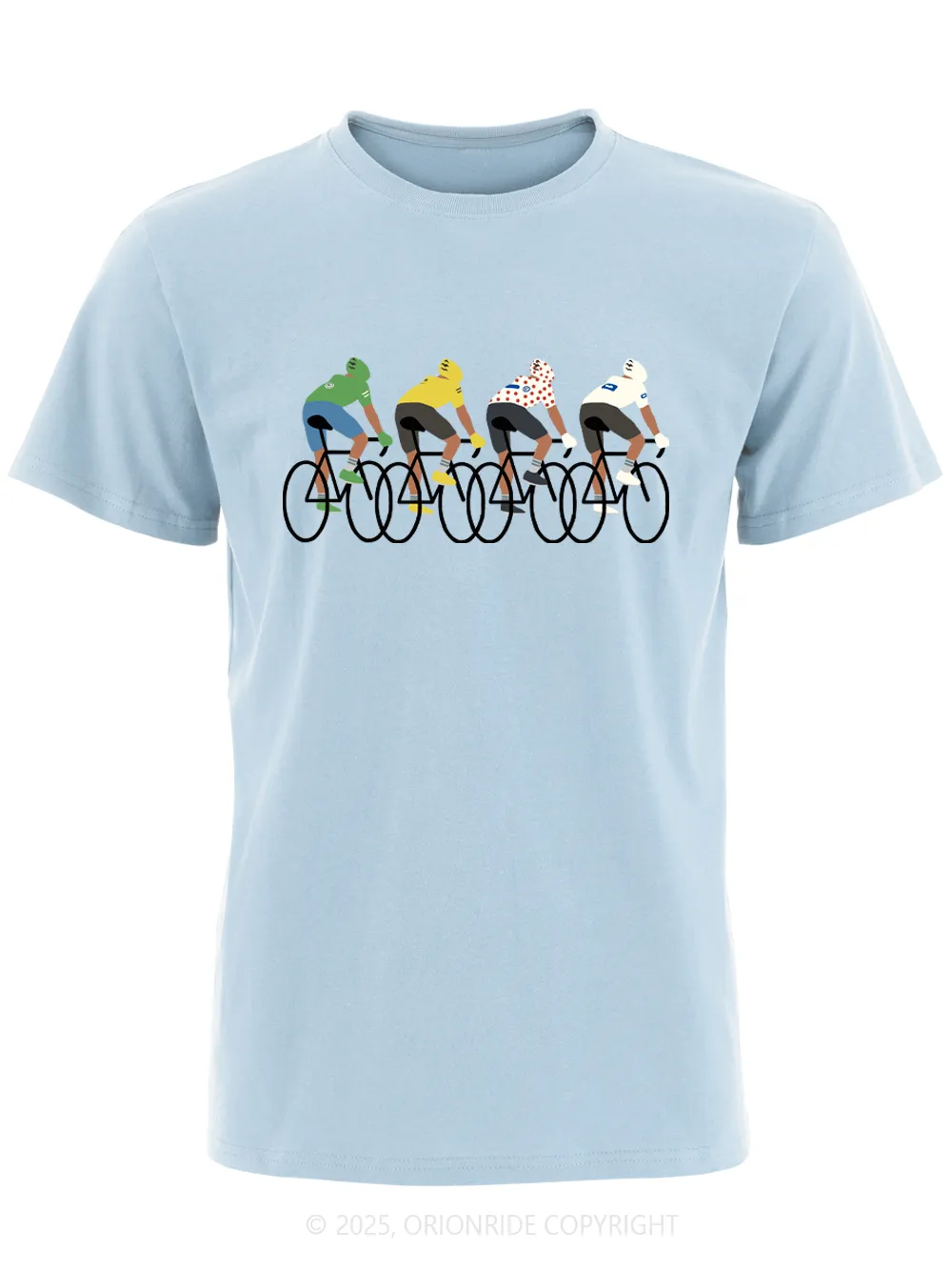 Orionride Pedal To The Bloom Short Sleeves Bike T-Shirt sold by Orionride product image thumbnail 5