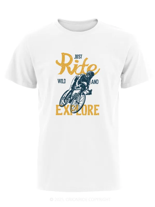 Orionride Just Ride Short Sleeves Bike T-Shirt sold by Orionride