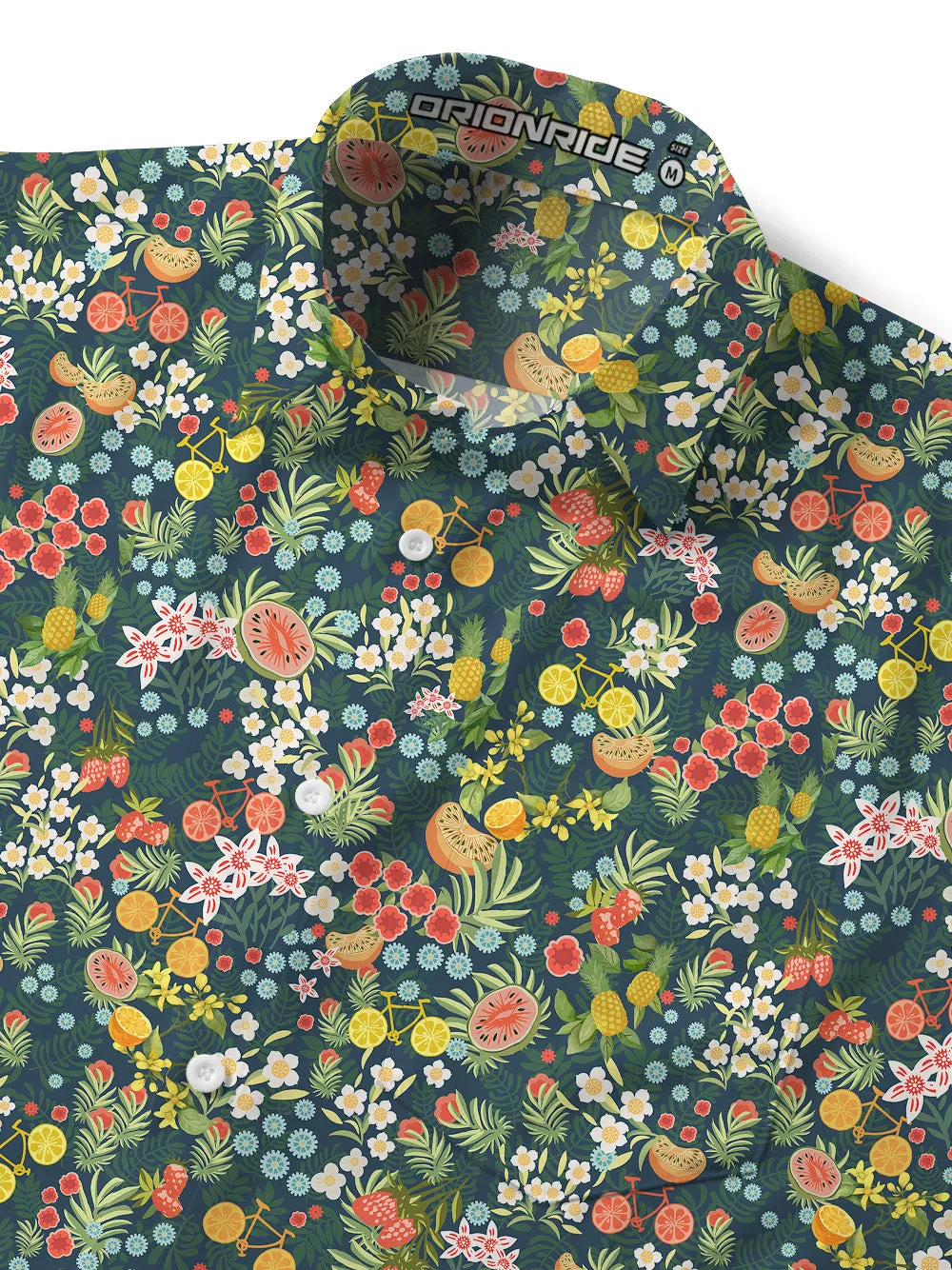 Orionride Juicy Fruit Zipper Pockets Ultra Lightweight Short Sleeves Gravel Shirt sold by Orionride product image thumbnail 4