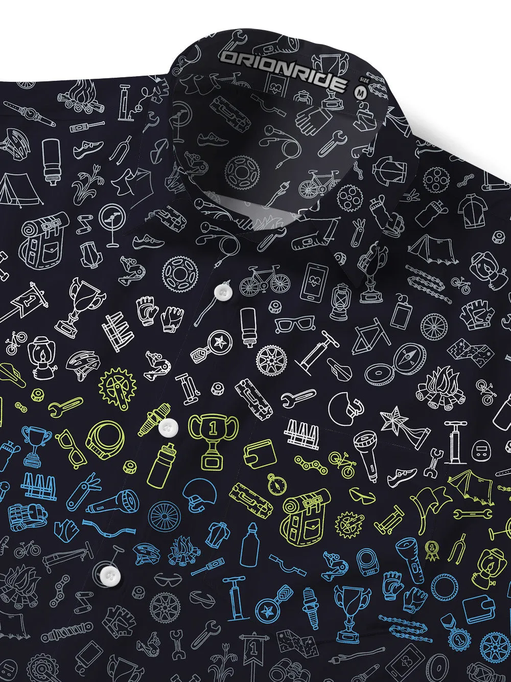 Orionride Sprite Parts Zipper Pockets Ultra Lightweight Short Sleeves Gravel Shirt sold by Orionride product image thumbnail 5