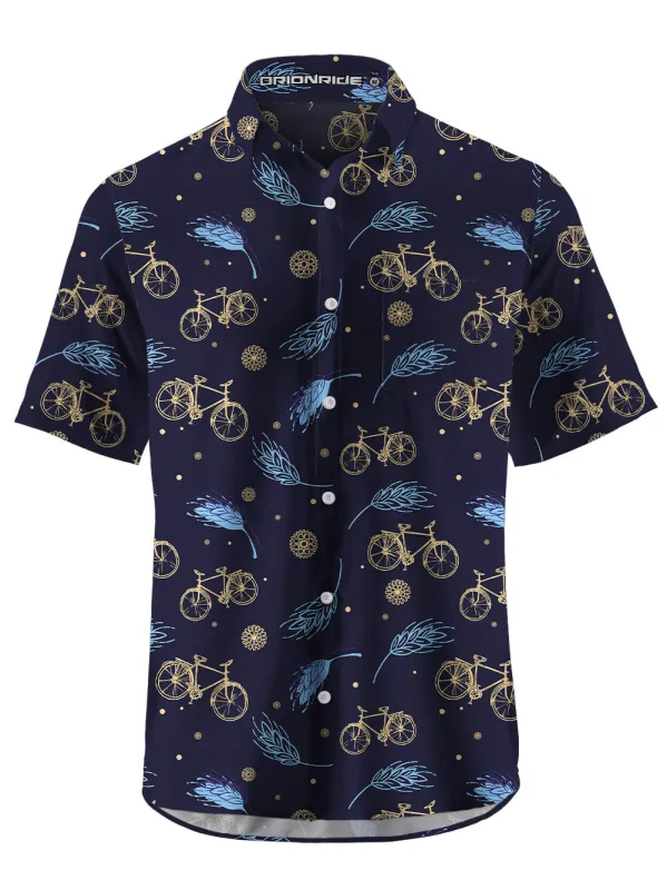 Orionride Wheat Ride Journey Zipper Pockets Ultra Lightweight Short Sleeves Gravel Shirt sold by Orionride