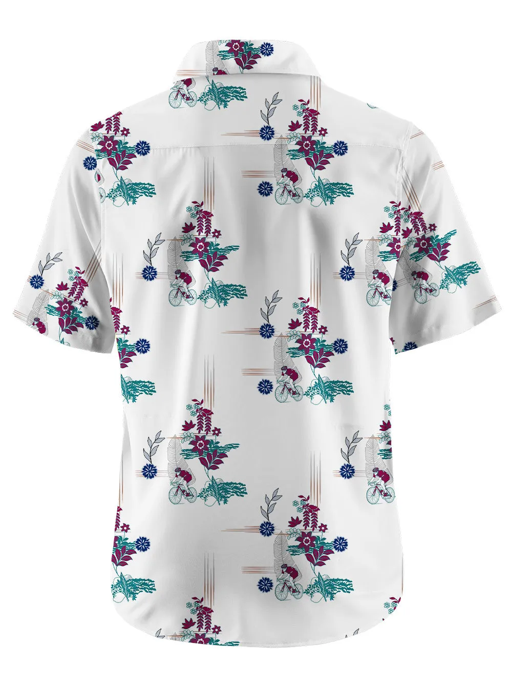 Orionride Nature's Pedal Journey Zipper Pockets Ultra Lightweight Short Sleeves Gravel Shirt sold by Orionride product image thumbnail 4
