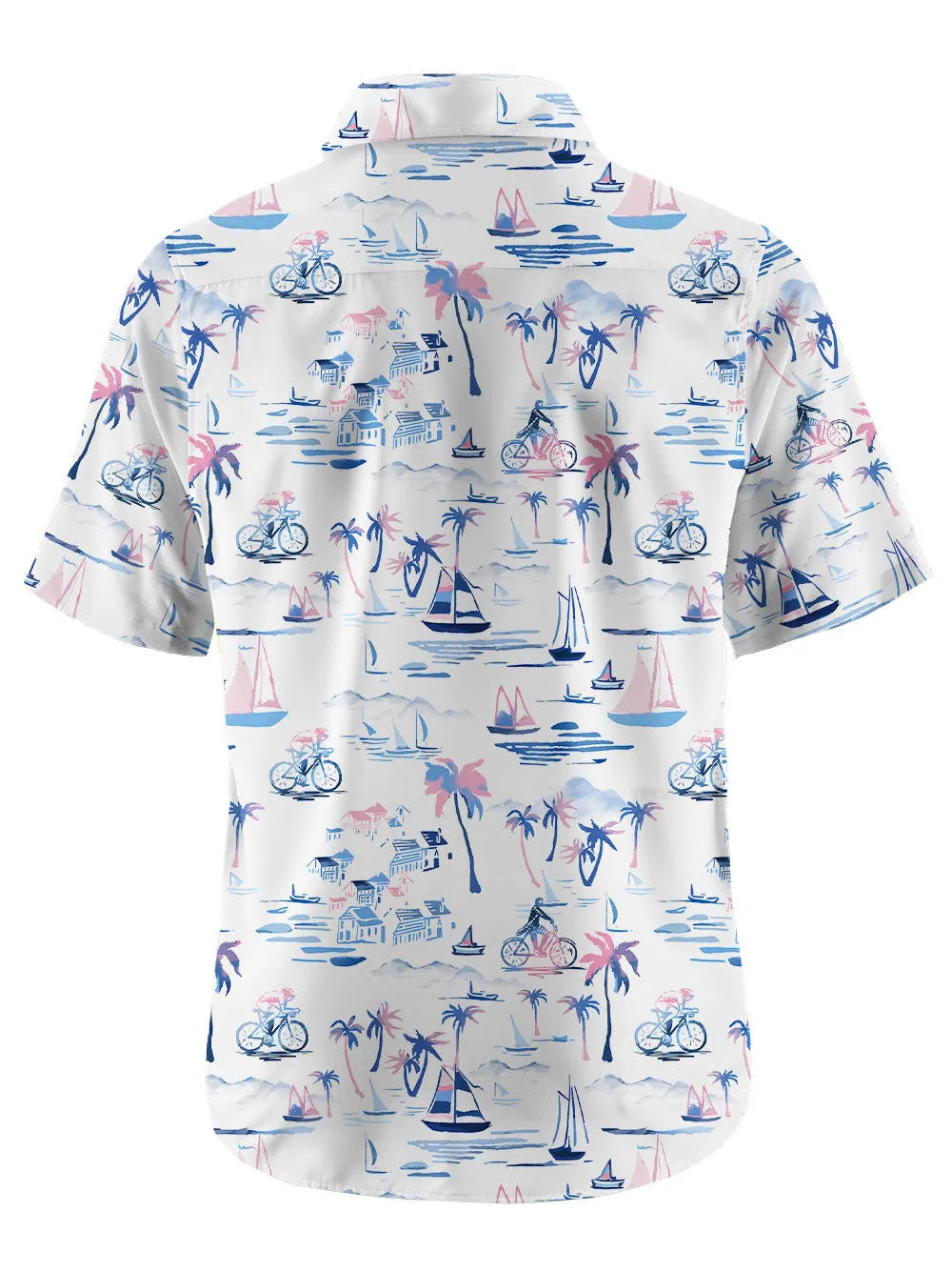 Orionride Tropical Getaway Zipper Pockets Ultra Lightweight Short Sleeves Gravel Shirt sold by Orionride product image thumbnail 4