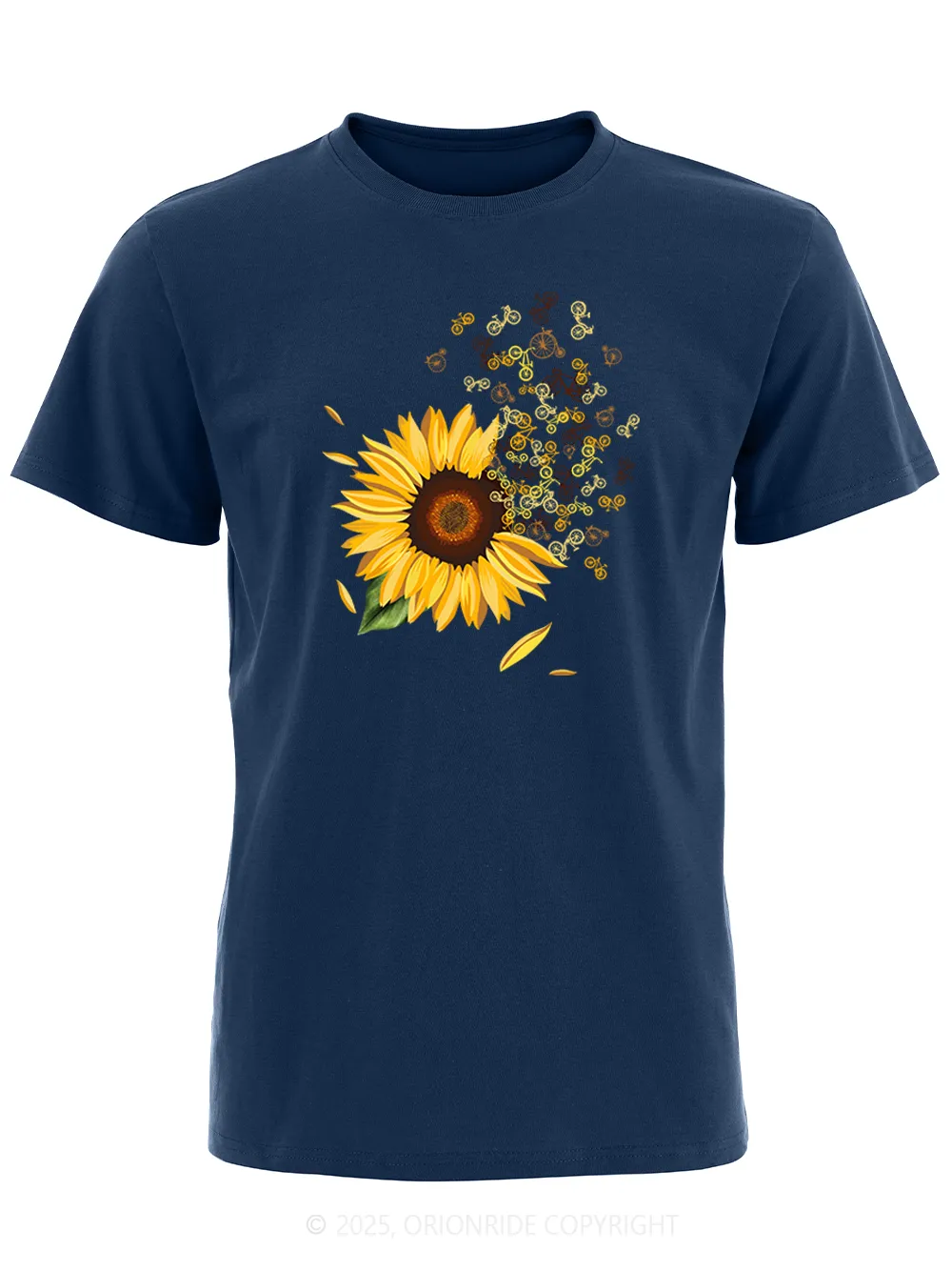 Orionride Blooming Sunflowers Short Sleeves Bike T-Shirt sold by Orionride