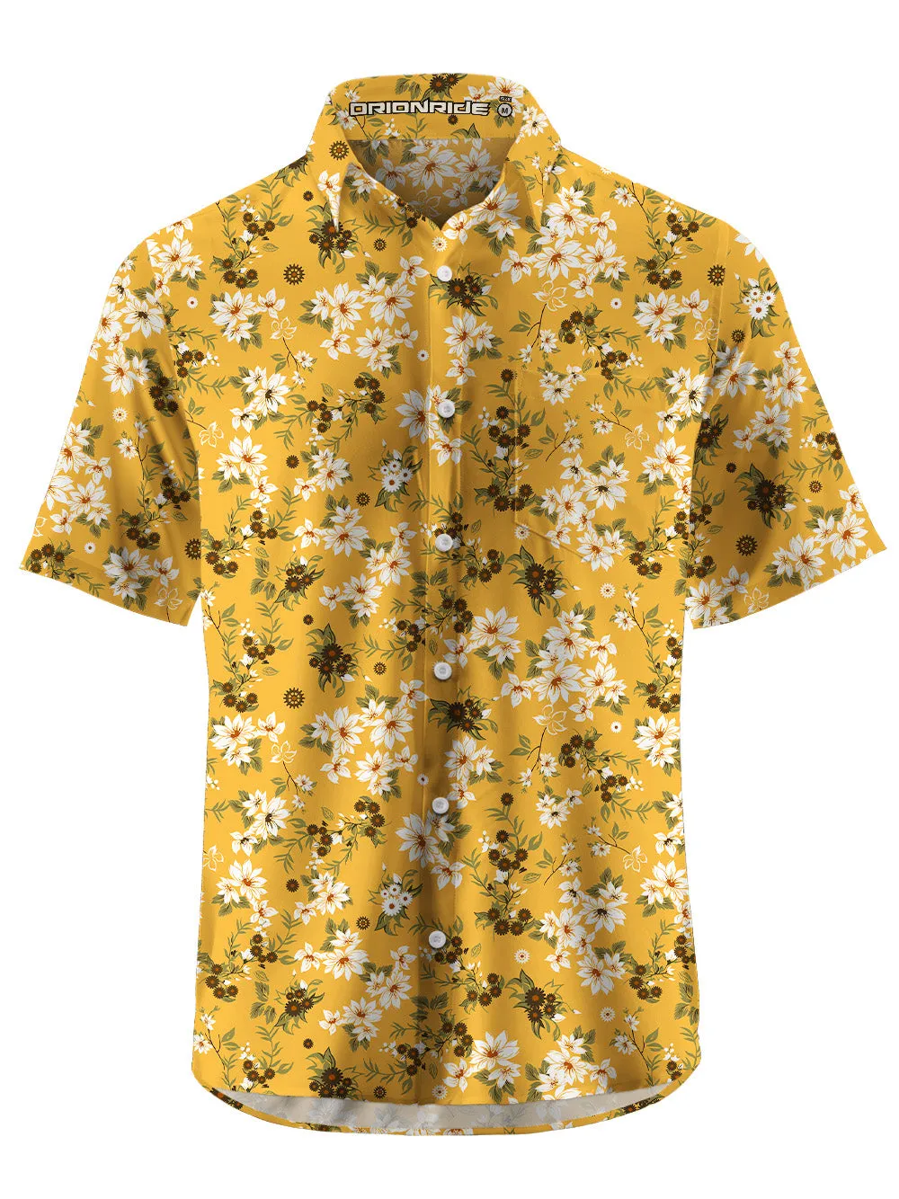 Orionride Blooming Flowers Zipper Pockets Ultra Lightweight Short Sleeves Gravel Shirt sold by Orionride product image thumbnail 3