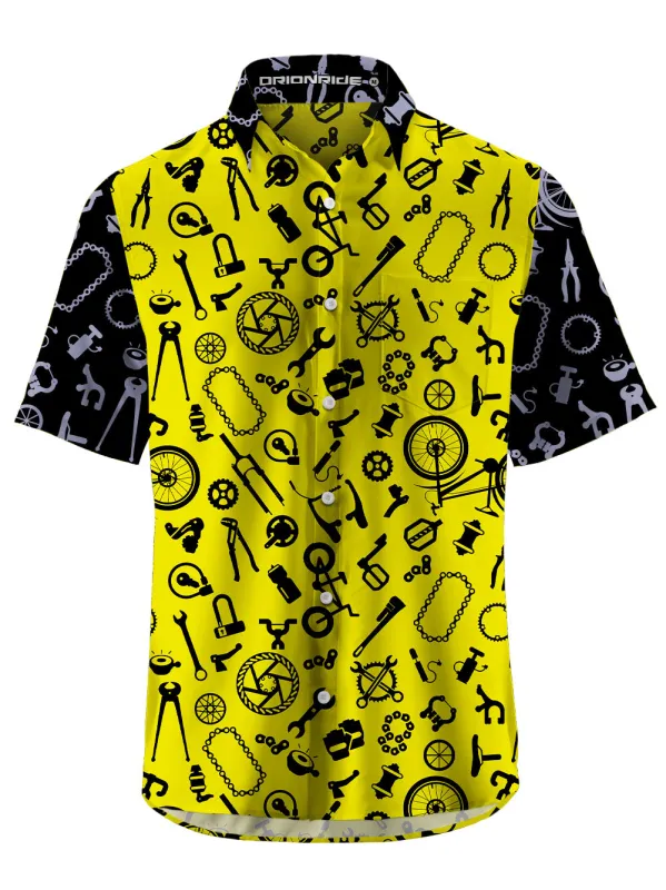 Orionride Parts Kingdom Zipper Pockets Ultra Lightweight Short Sleeves Gravel Shirt sold by Orionride