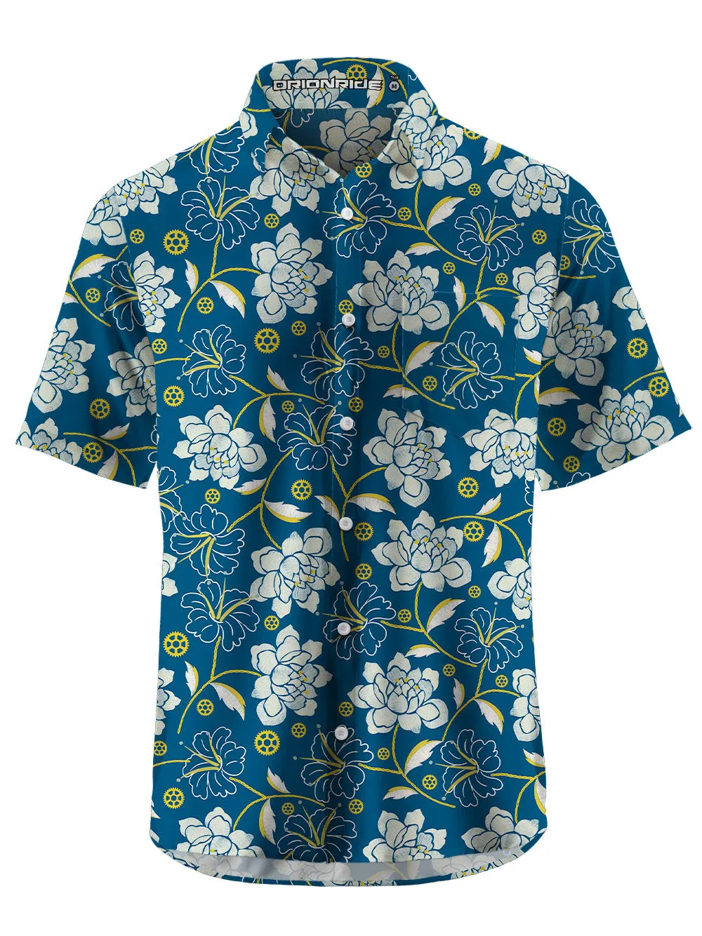 Orionride Peony Bike Zipper Pockets Ultra Lightweight Short Sleeves Gravel Shirt sold by Orionride