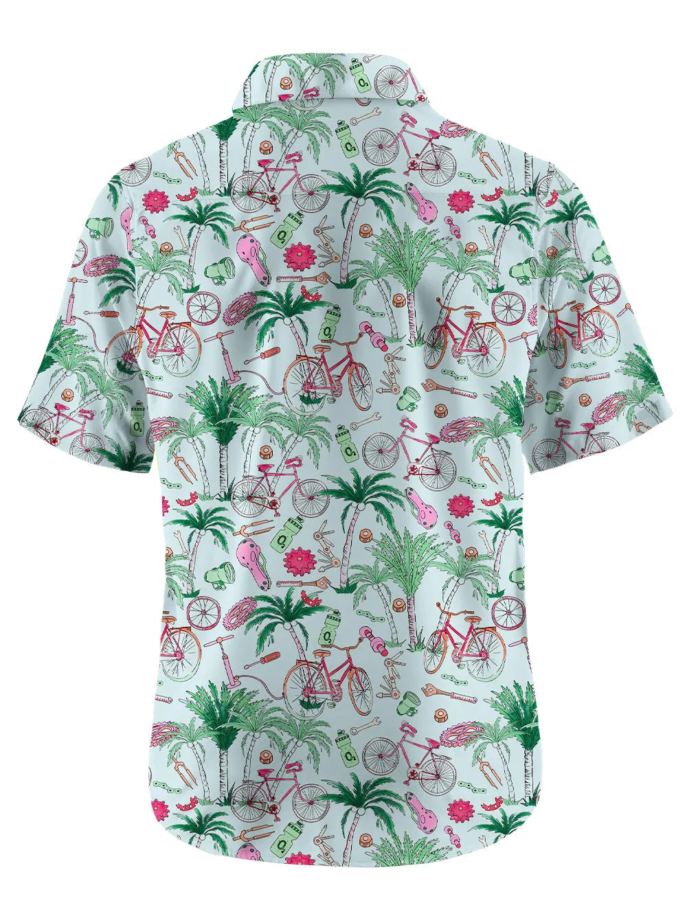 Orionride Vitality Coconut Tree Zipper Pockets Ultra Lightweight Short Sleeves Gravel Shirt sold by Orionride product image thumbnail 5