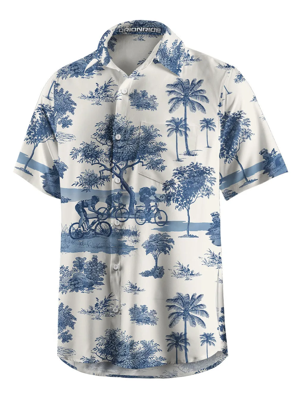Orionride Island Adventure Zipper Pockets Ultra Lightweight Short Sleeves Gravel Shirt sold by Orionride product image thumbnail 3