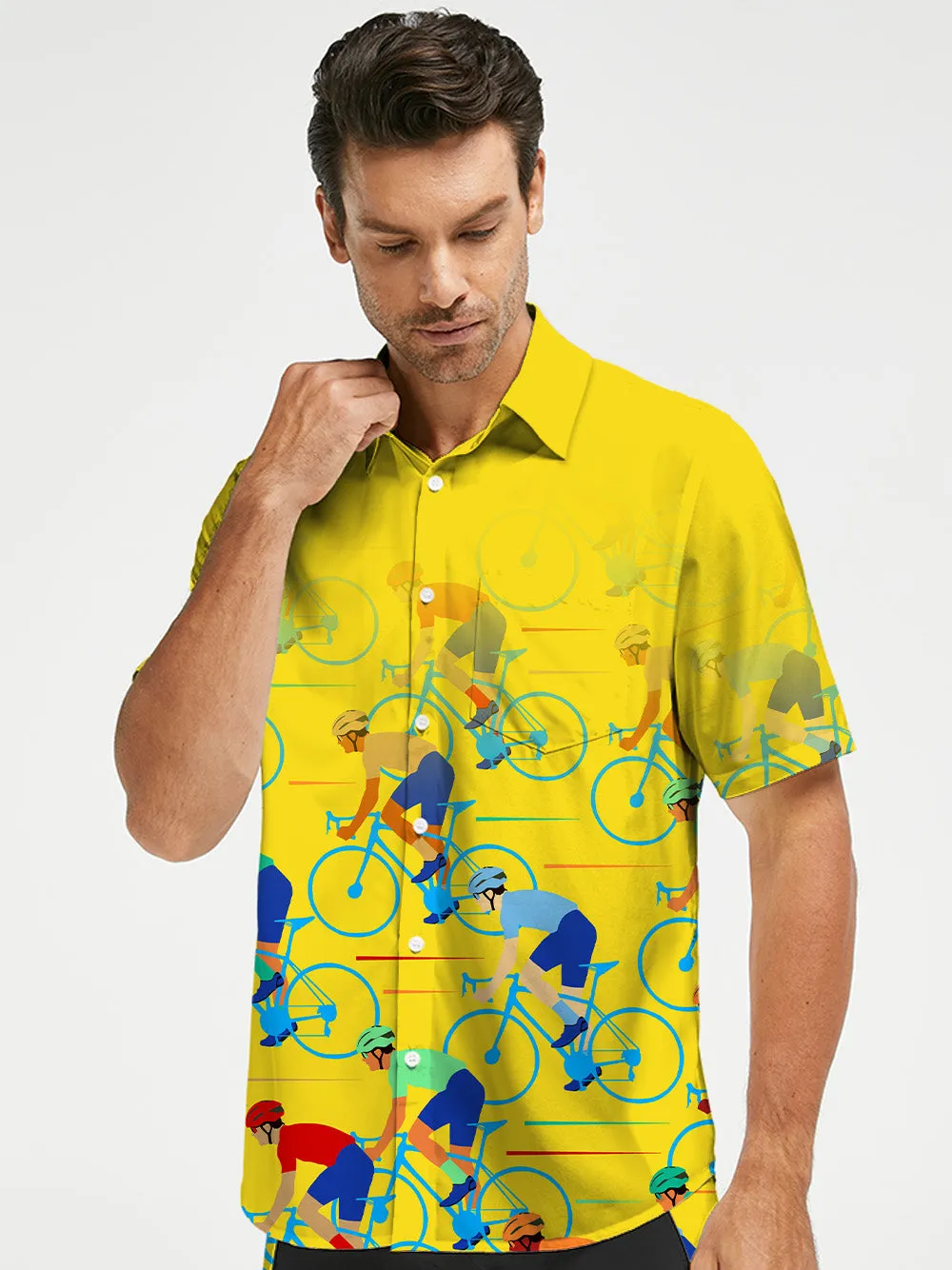 Orionride Passionate Competition Zipper Pockets Ultra Lightweight Short Sleeves Gravel Shirt sold by Orionride product image thumbnail 2