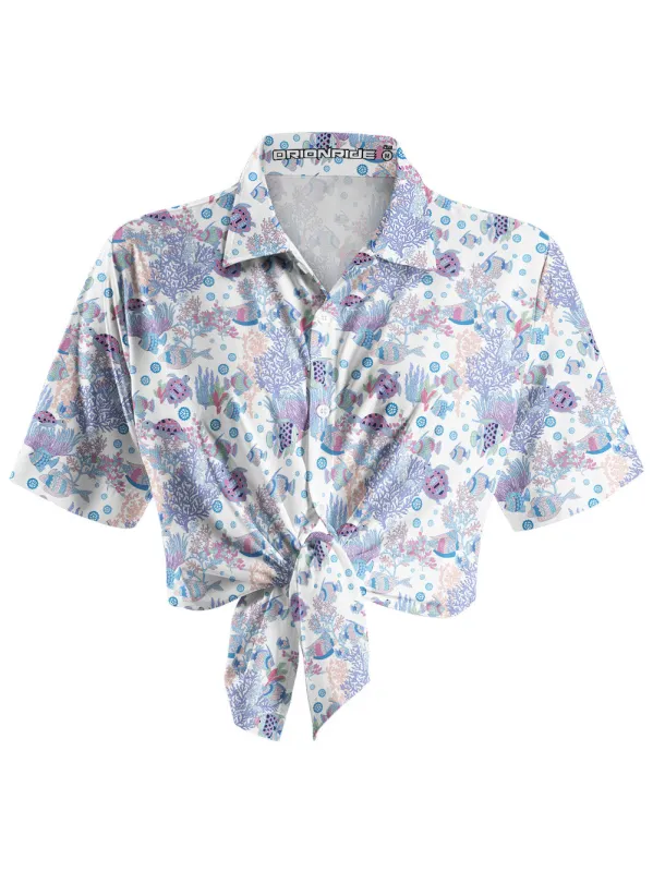 Orionride Bubble Gear Zipper Pockets Ultra Lightweight Short Sleeves Women's Gravel Shirt sold by Orionride