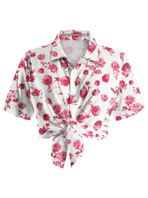 Orionride Romantic Trip Zipper Pockets Ultra Lightweight Short Sleeves Women's Gravel Shirt sold by Orionride