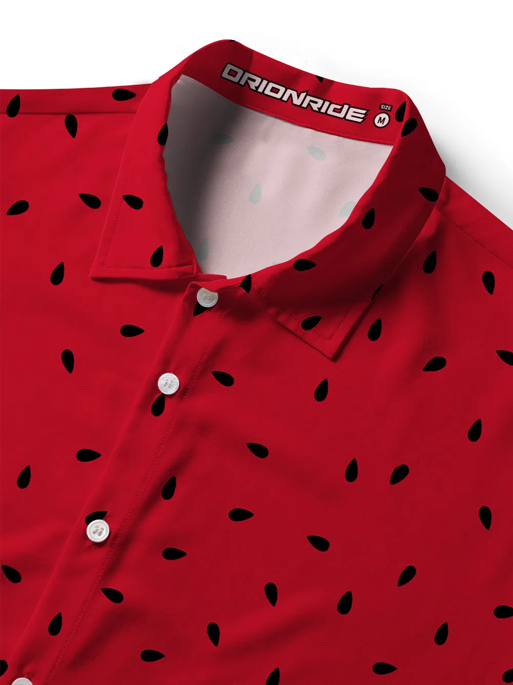 Orionride Watermelon Zipper Pockets Ultra Lightweight Short Sleeves Women's Gravel Shirt sold by Orionride product image thumbnail 4