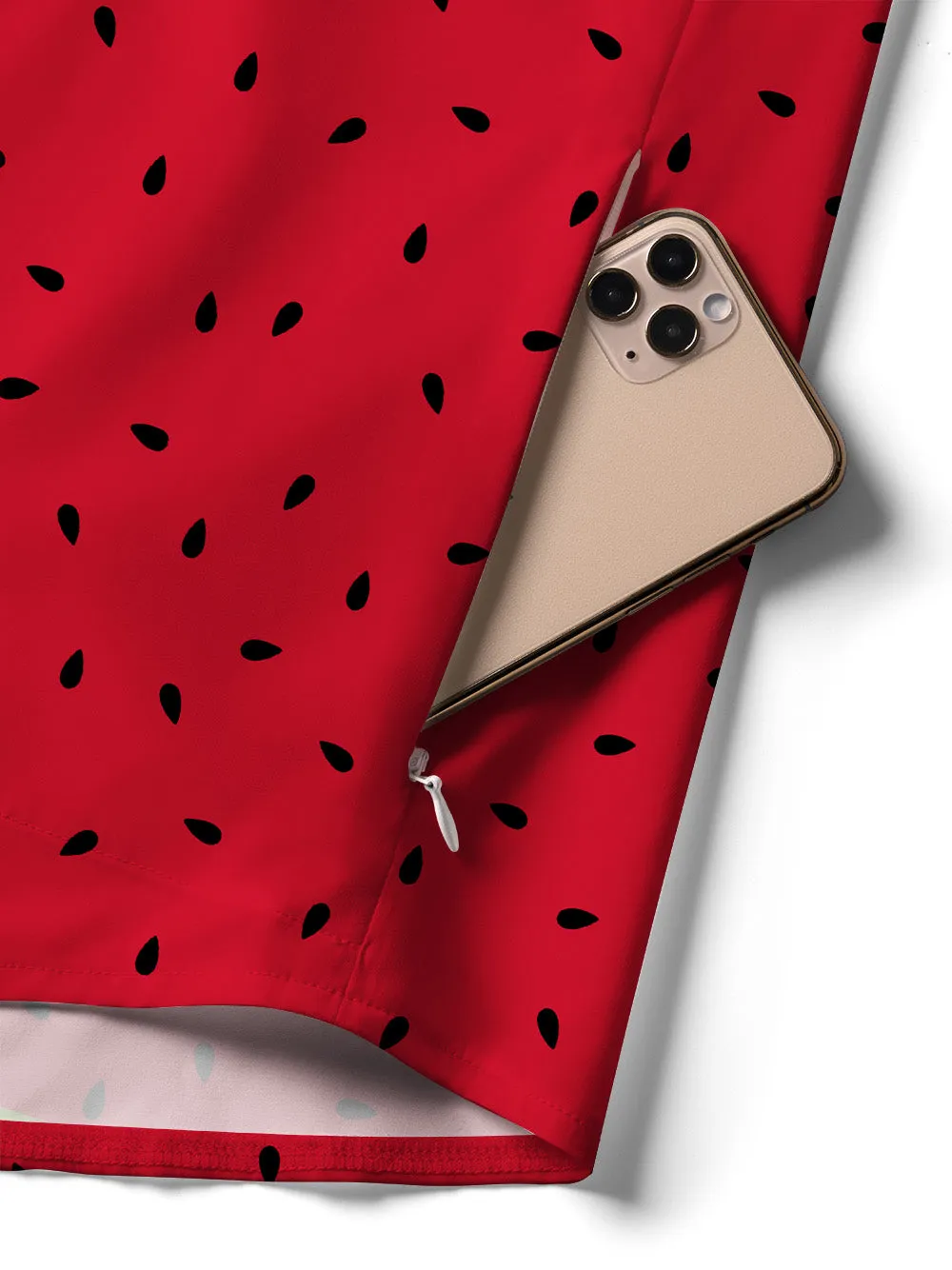 Orionride Watermelon Zipper Pockets Ultra Lightweight Short Sleeves Women's Gravel Shirt sold by Orionride product image thumbnail 5