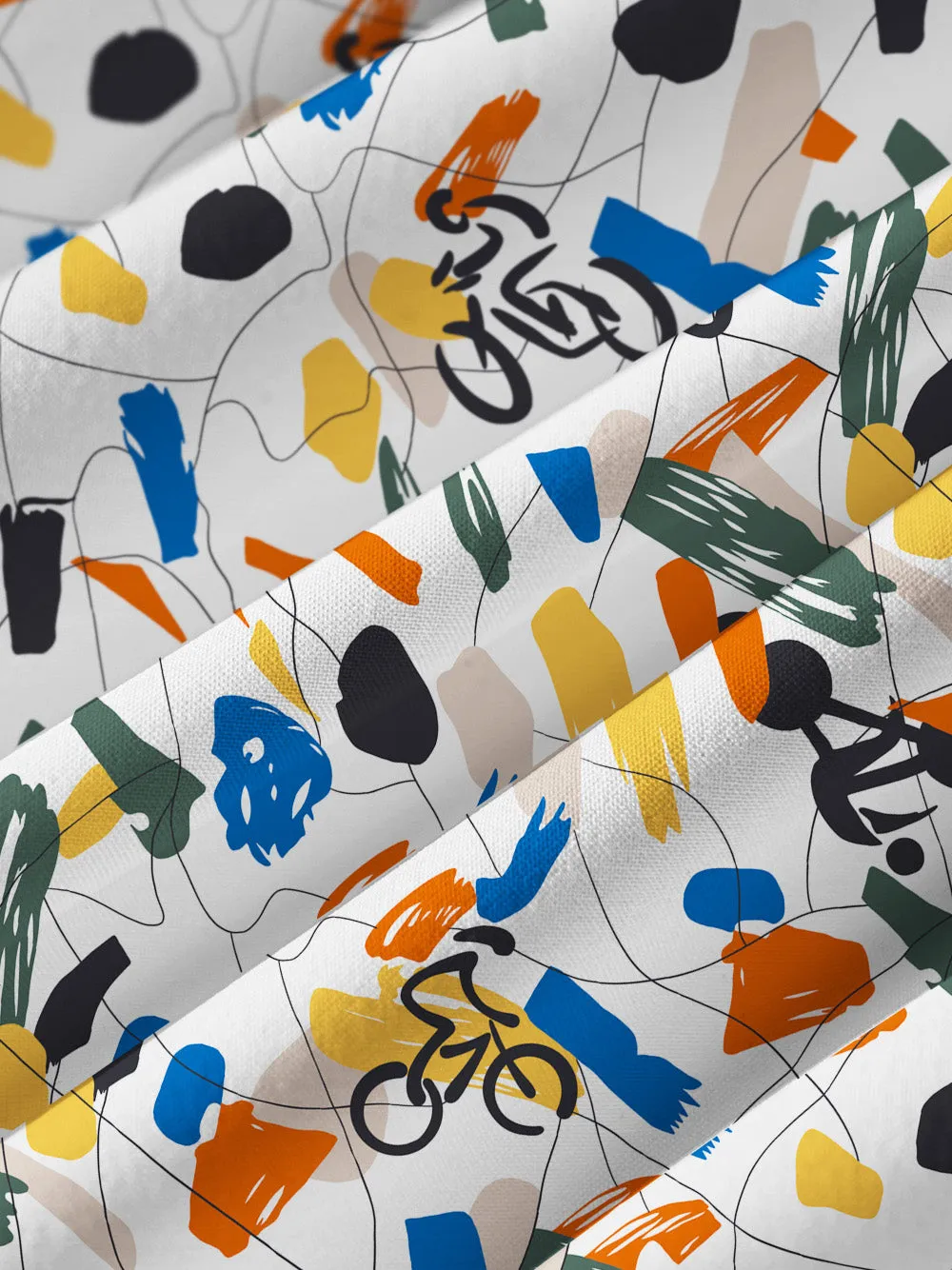 Orionride Abstract Color Blocks Zipper Pockets Ultra Lightweight Short Sleeves Women's Gravel Shirt sold by Orionride product image thumbnail 5