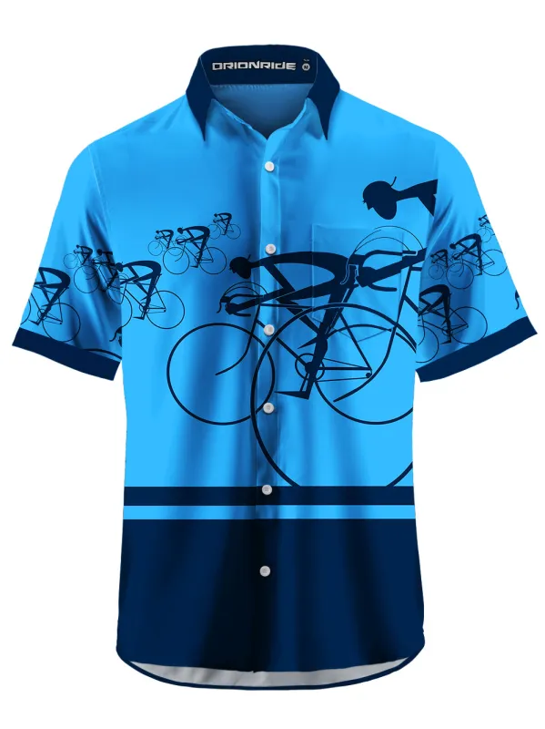 Orionride Line Rider Zipper Pockets Ultra Lightweight Short Sleeves Gravel Shirt sold by Orionride