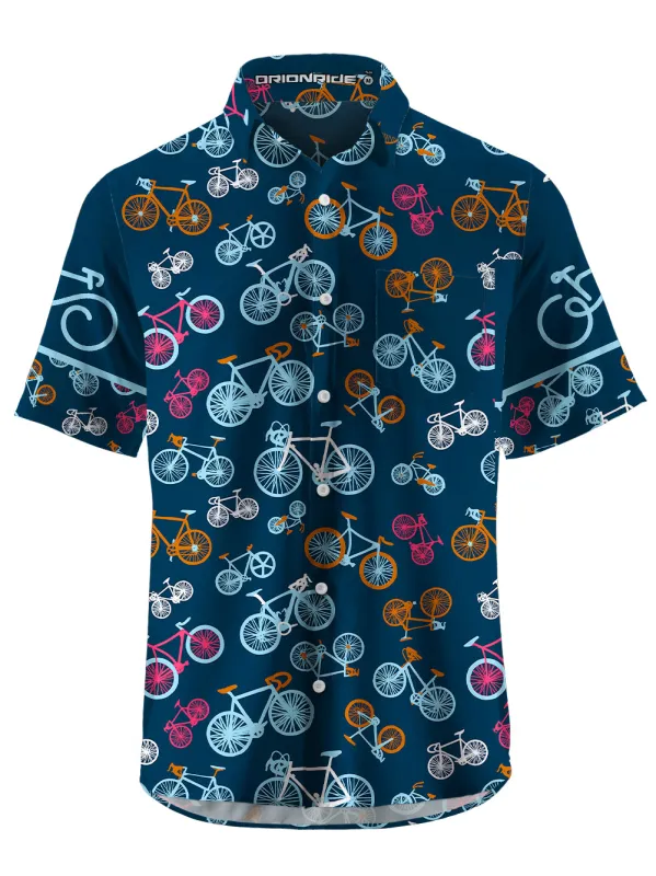 Orionride Phantom Bike Zipper Pockets Ultra Lightweight Short Sleeves Gravel Shirt sold by Orionride