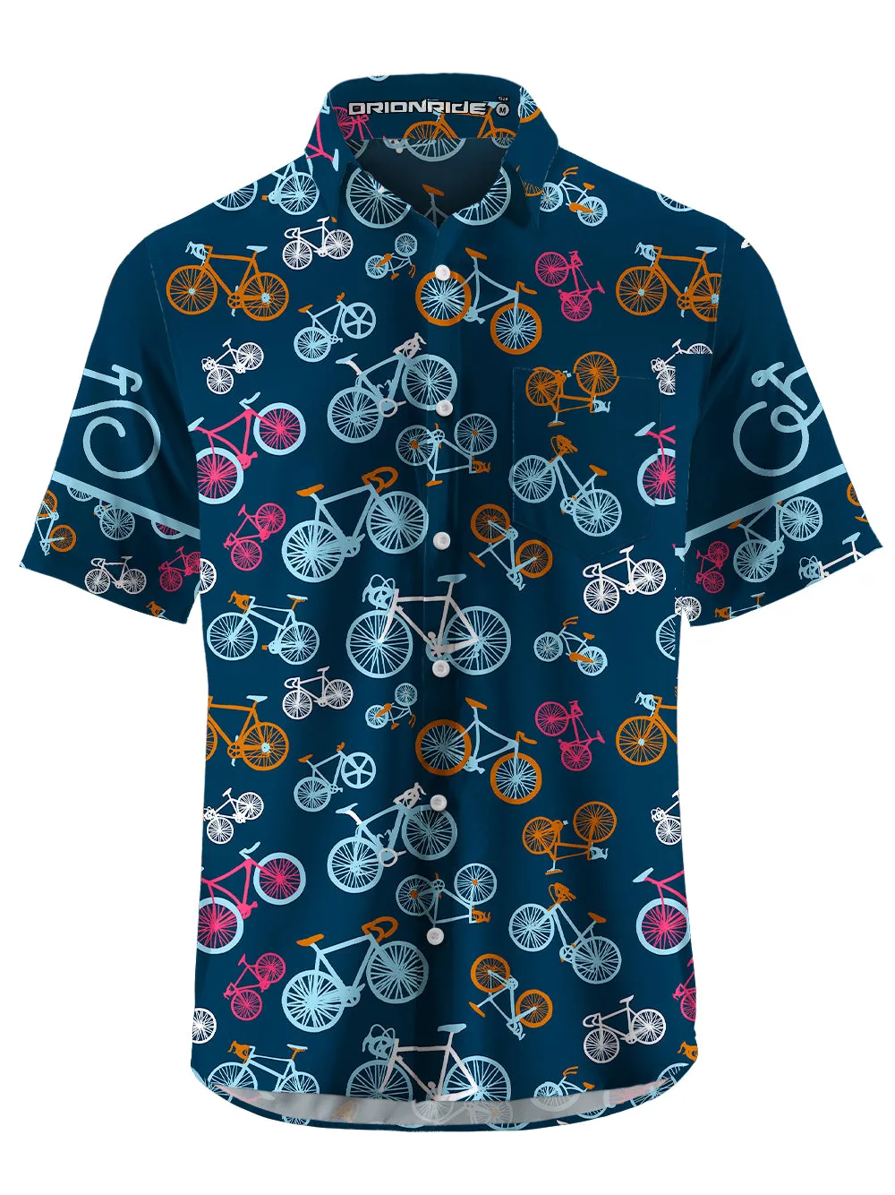 Orionride Phantom Bike Zipper Pockets Ultra Lightweight Short Sleeves Gravel Shirt sold by Orionride