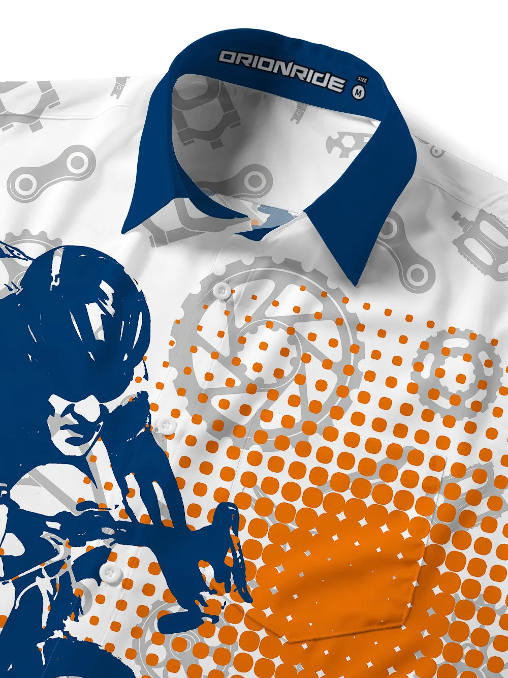 Orionride Explore Cycling Zipper Pockets Ultra Lightweight Short Sleeves Gravel Shirt sold by Orionride product image thumbnail 5