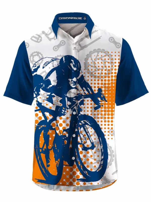 Orionride Explore Cycling Zipper Pockets Ultra Lightweight Short Sleeves Gravel Shirt sold by Orionride