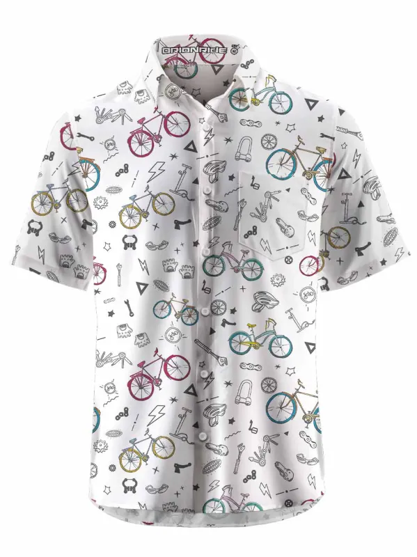 Orionride Parts World Zipper Pockets Ultra Lightweight Short Sleeves Gravel Shirt sold by Orionride