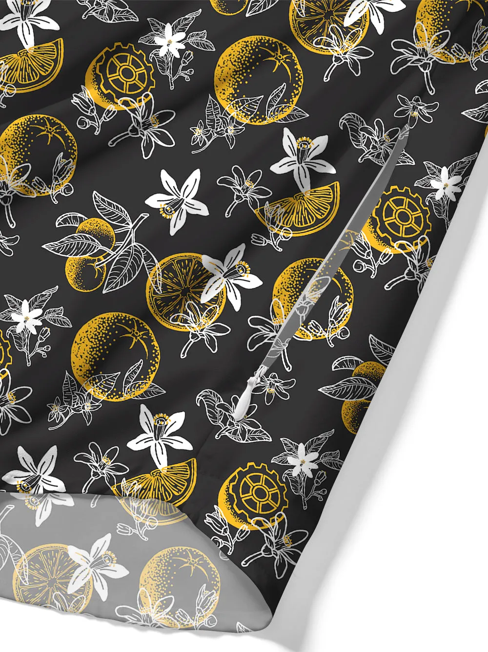 Orionride Fresh Oranges Zipper Pockets Ultra Lightweight Short Sleeves Gravel Shirt sold by Orionride product image thumbnail 5