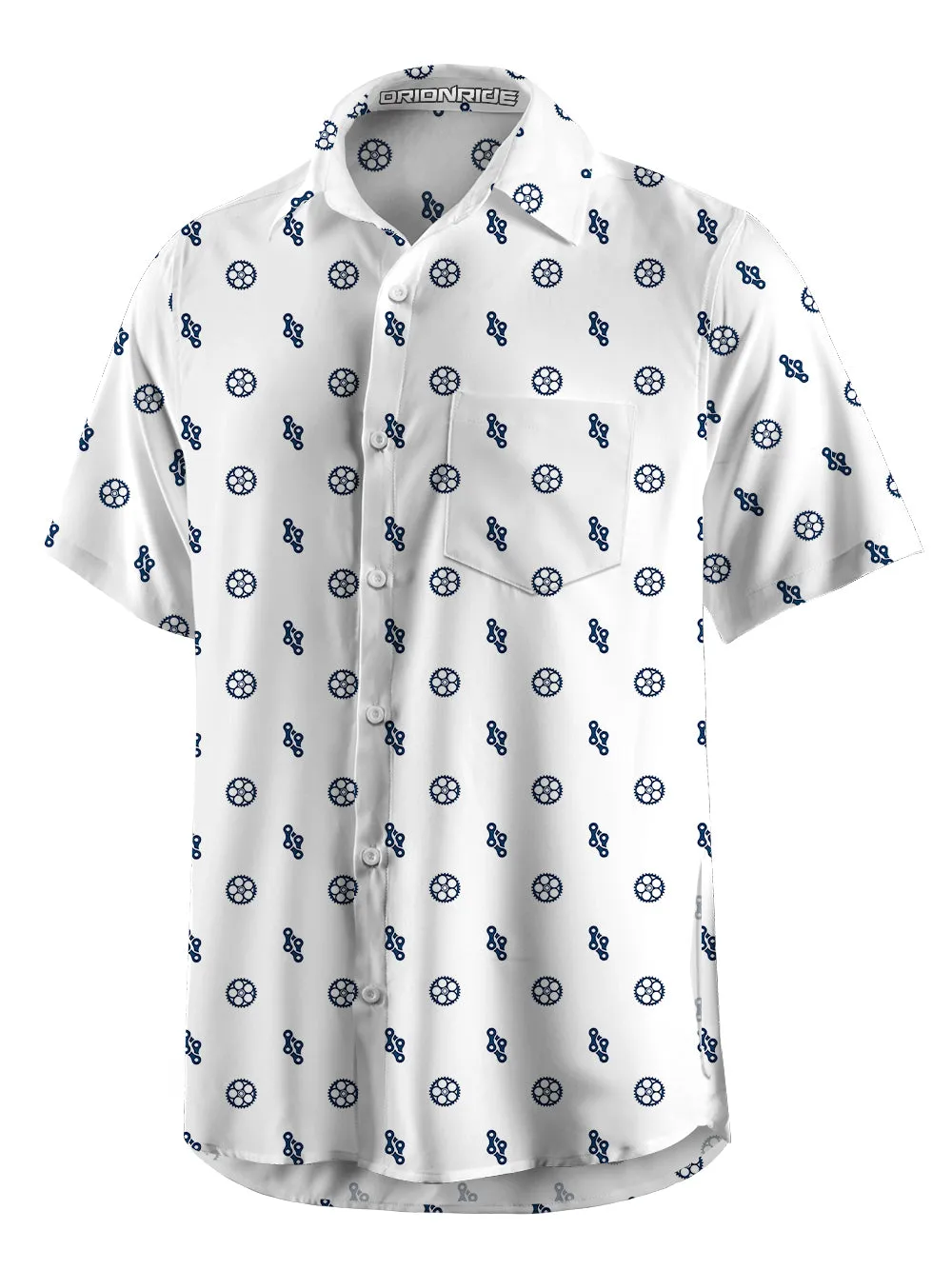 Orionride Gears And Chains Zipper Pockets Ultra Lightweight Short Sleeves Gravel Shirt sold by Orionride product image thumbnail 4