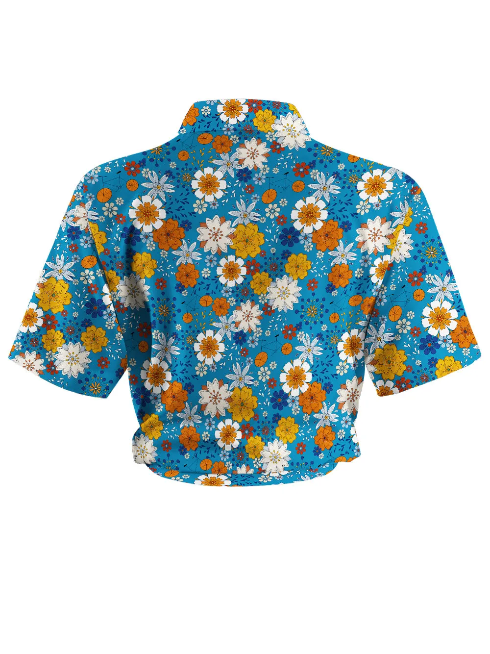 Orionride Fragrant Flowers Zipper Pockets Ultra Lightweight Short Sleeves Women's Gravel Shirt sold by Orionride product image thumbnail 2