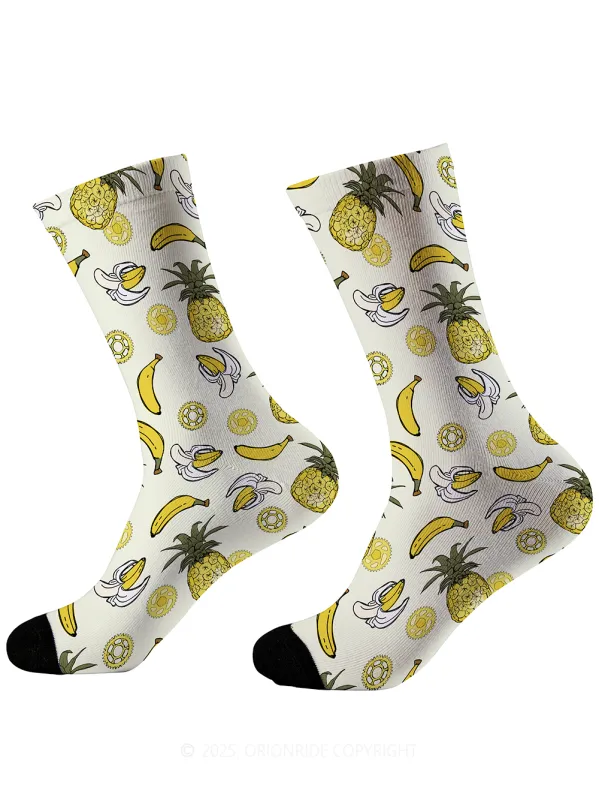 Orionride Pineapple Gear Cycling Socks sold by Orionride