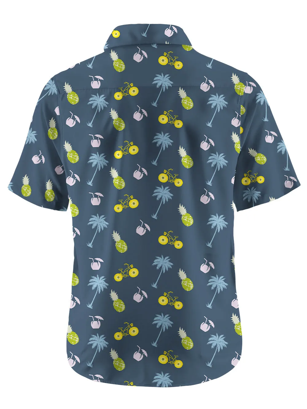 Orionride Tropical Fruits Zipper Pockets Ultra Lightweight Short Sleeves Gravel Shirt sold by Orionride product image thumbnail 3