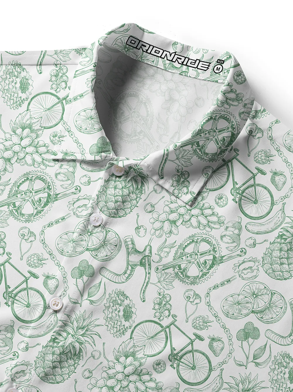 Orionride Fruit Collection Zipper Pockets Ultra Lightweight Short Sleeves Women's Gravel Shirt sold by Orionride product image thumbnail 3