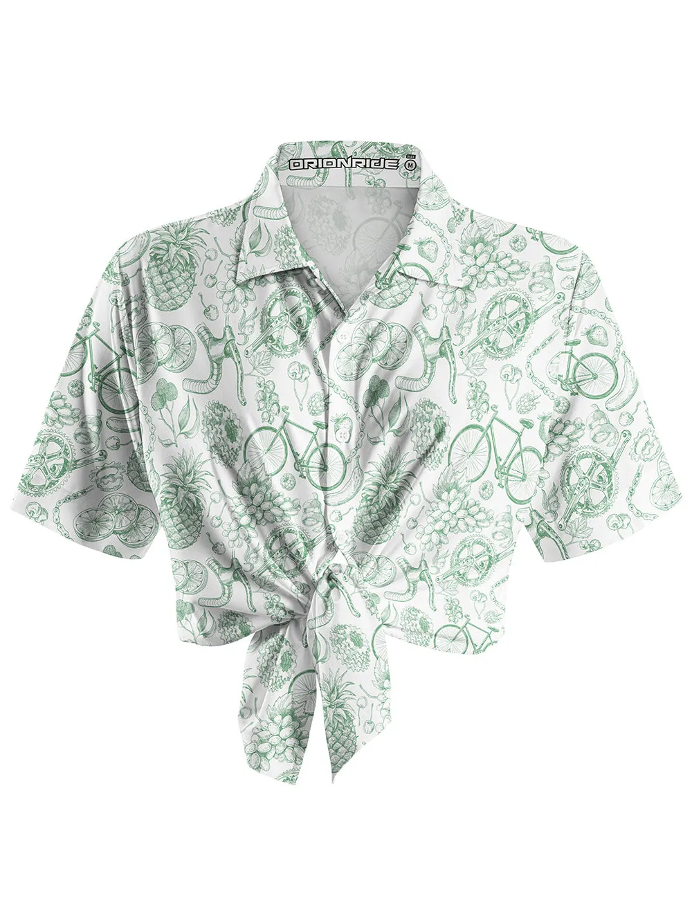 Orionride Fruit Collection Zipper Pockets Ultra Lightweight Short Sleeves Women's Gravel Shirt sold by Orionride