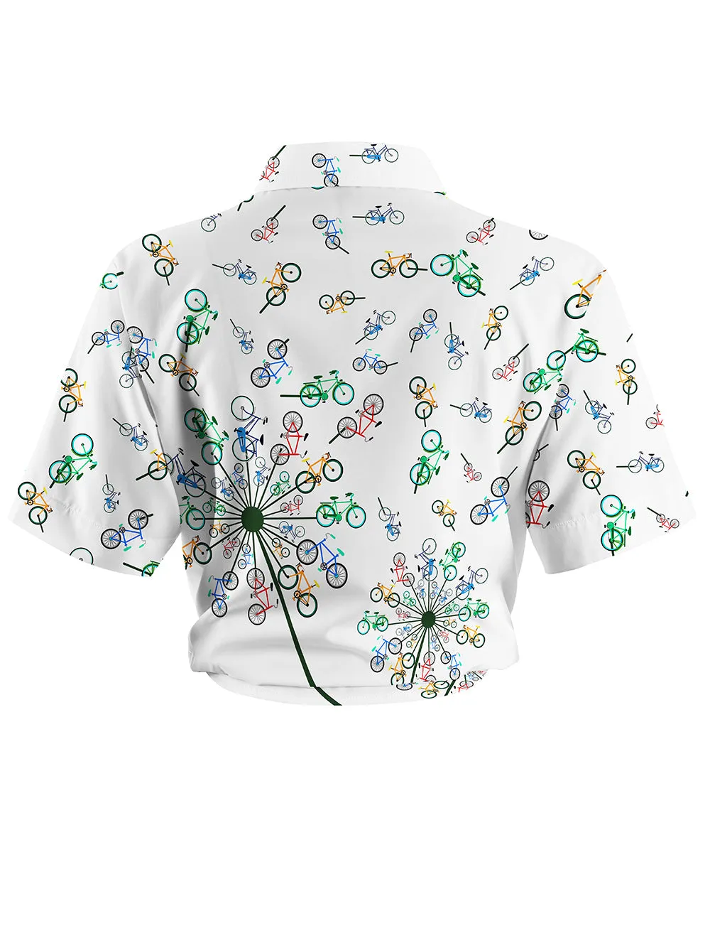 Orionride Dandelion Bike Zipper Pockets Ultra Lightweight Short Sleeves Women's Gravel Shirt sold by Orionride product image thumbnail 2